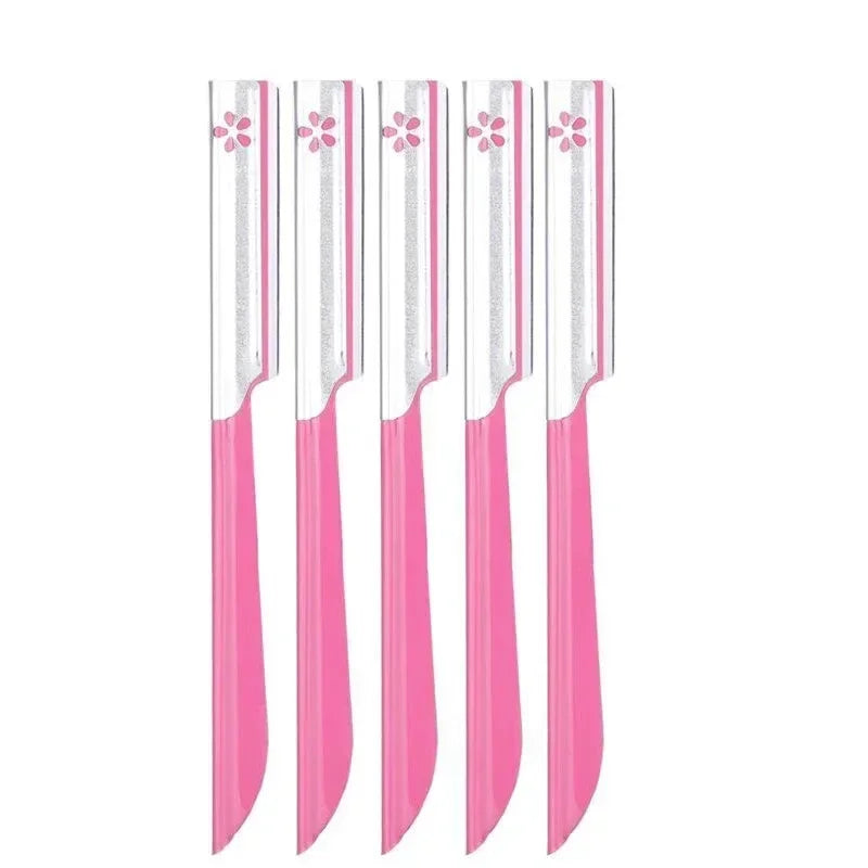 RUZOFO 5pc Eyebrow Epilator Set Stainless Steel Facial Trimmer
