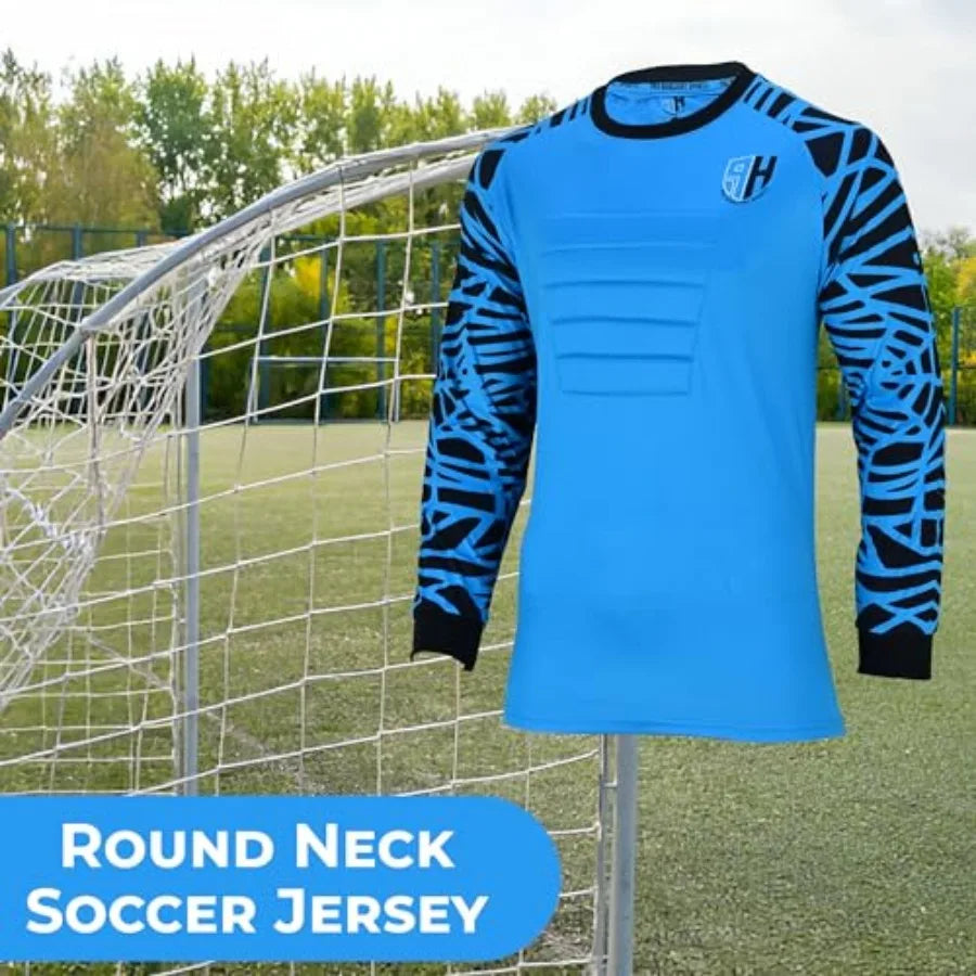 Soccer Goalie Jersey for Kids and Adults Goalkeeper Shirt