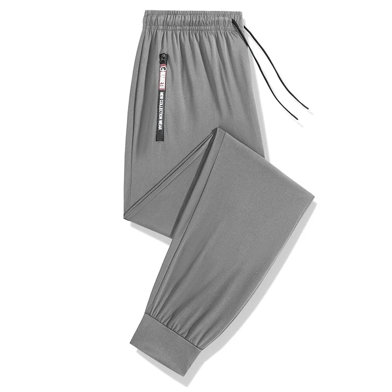 Quick Dry Hiking Running Pants With Zipper Pocket Taffeta Lightweight