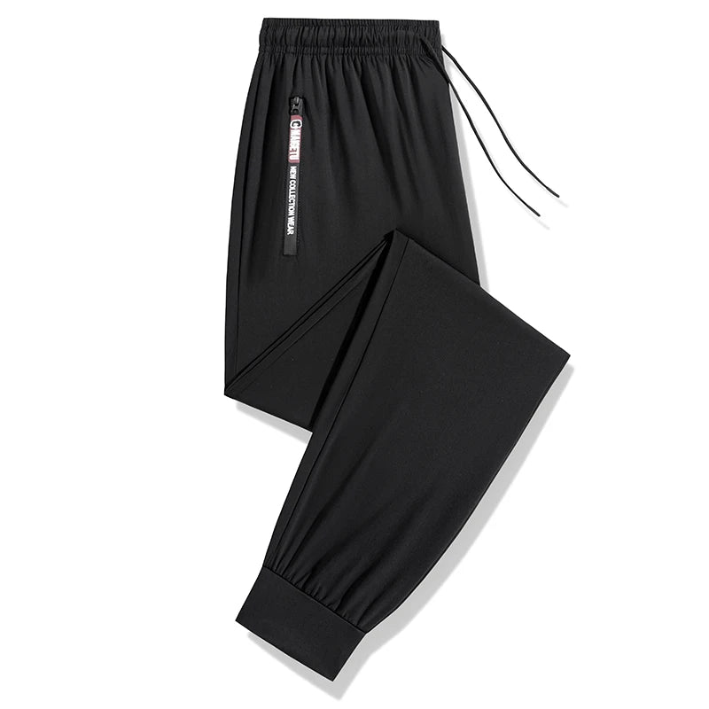 Quick Dry Hiking Running Pants With Zipper Pocket Taffeta Lightweight