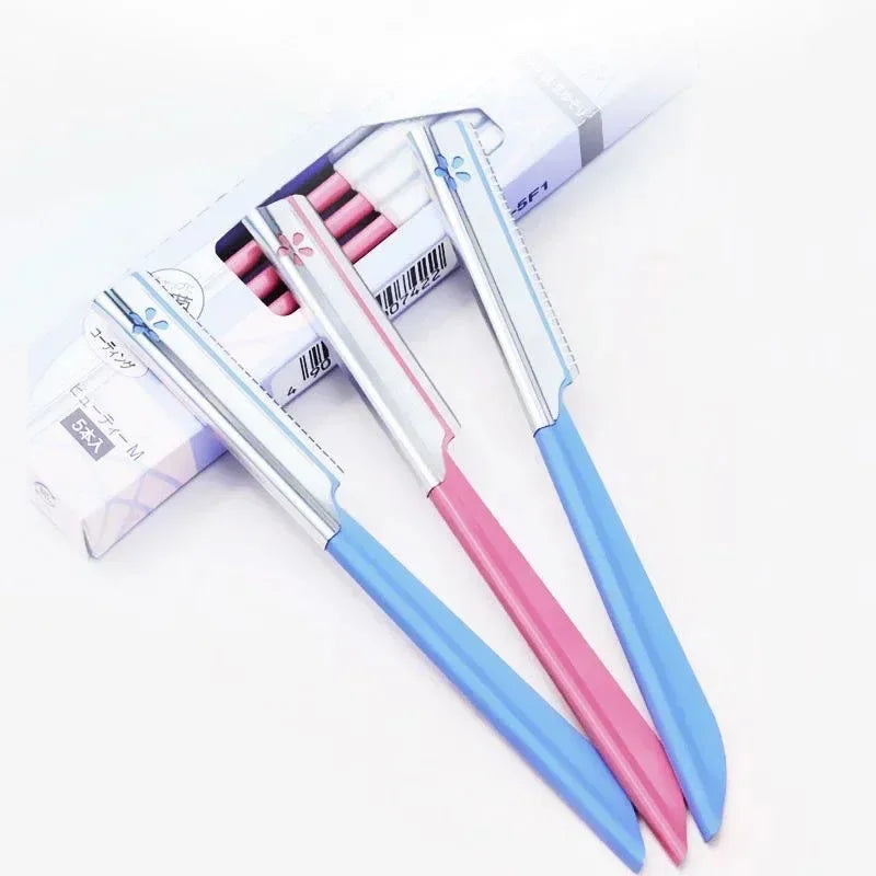 RUZOFO 5pc Eyebrow Epilator Set Stainless Steel Facial Trimmer