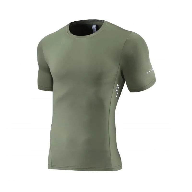 NONECN Quick Dry Fitness T Shirt For Men Gym Running