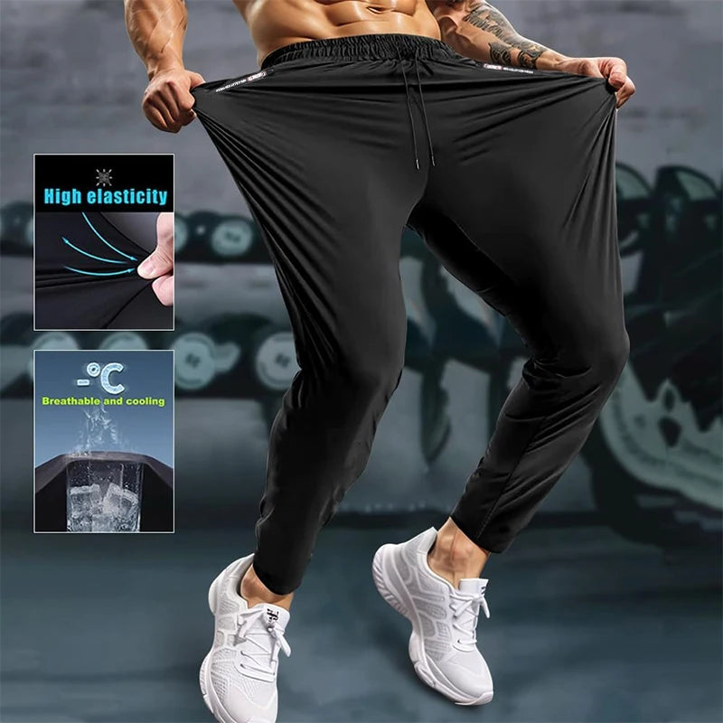Quick Dry Hiking Running Pants With Zipper Pocket Taffeta Lightweight