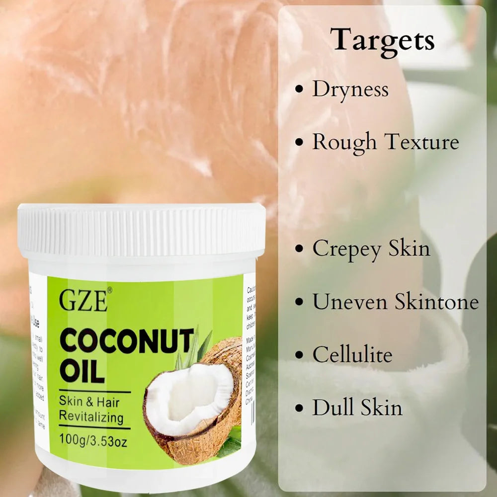 GZE Coconut Oil Cold Pressed Virgin Coconut Oil For Skincare