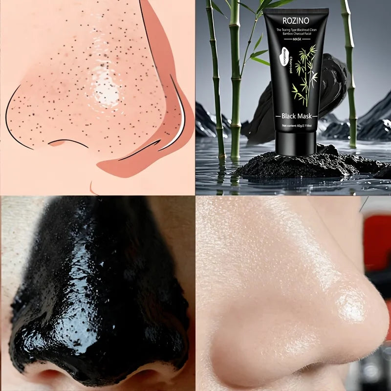 Tear Off Bamboo Charcoal Peel Mask For Deep Cleansing