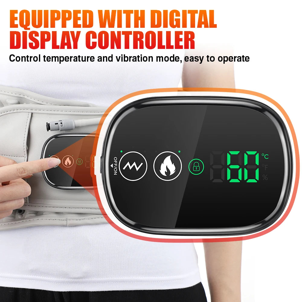 Hailicare Back Heating Support Belt With Airbag Massage