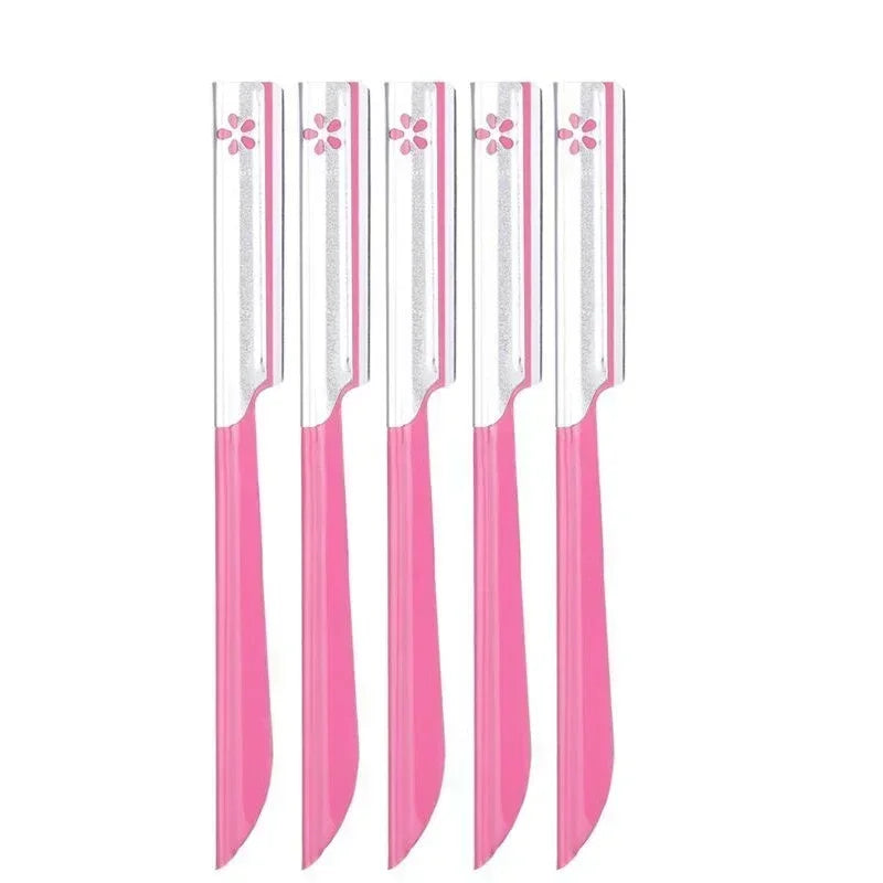 RUZOFO 5pc Eyebrow Epilator Set Stainless Steel Facial Trimmer