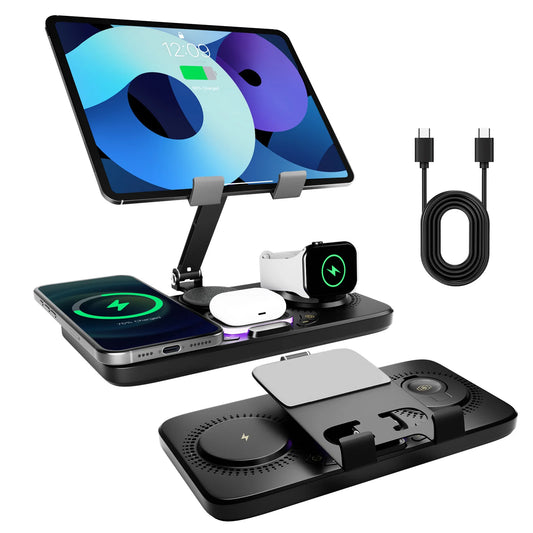 7in1 Wireless Charging Station For iPhone iPad AirPods Apple Watch