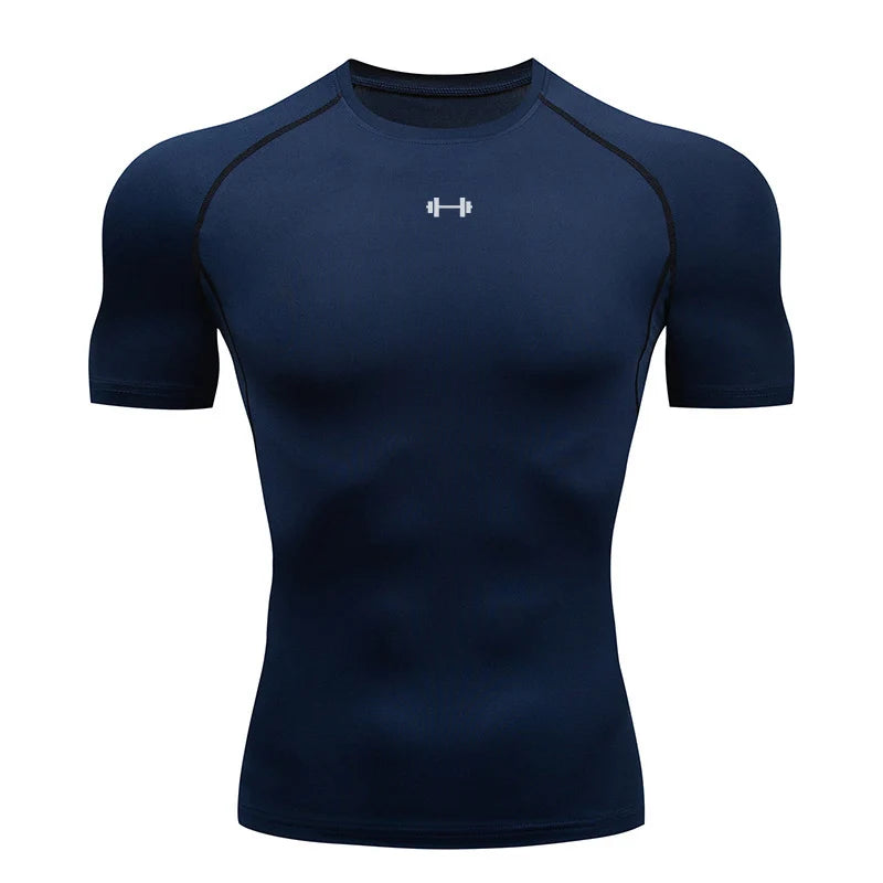 Quick Dry Men Sports T Shirt For Running And Training