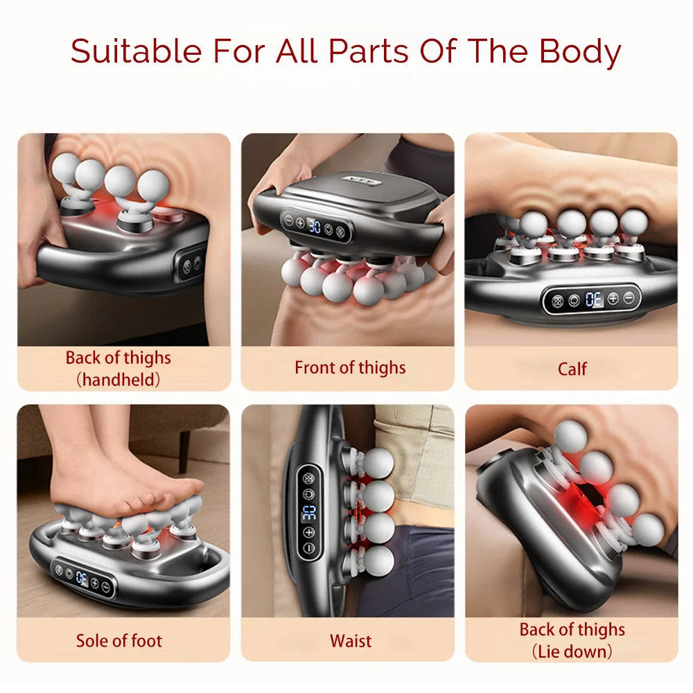 Foreverlily 16 Head Fascia Gun High Frequency Body Massager Shoulder