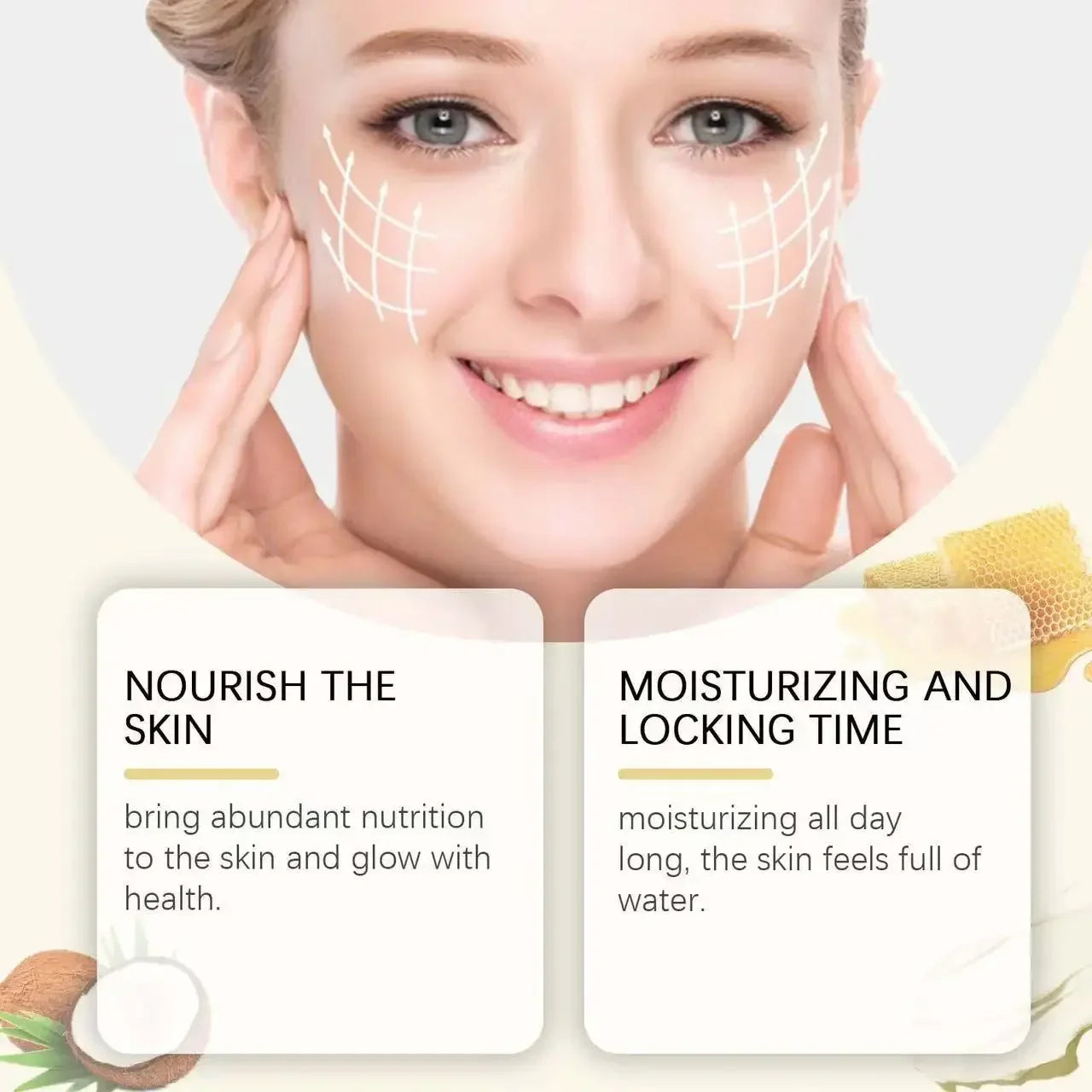 SADOER Beef Tallow And Honey Balm Moisturizing Face Cream