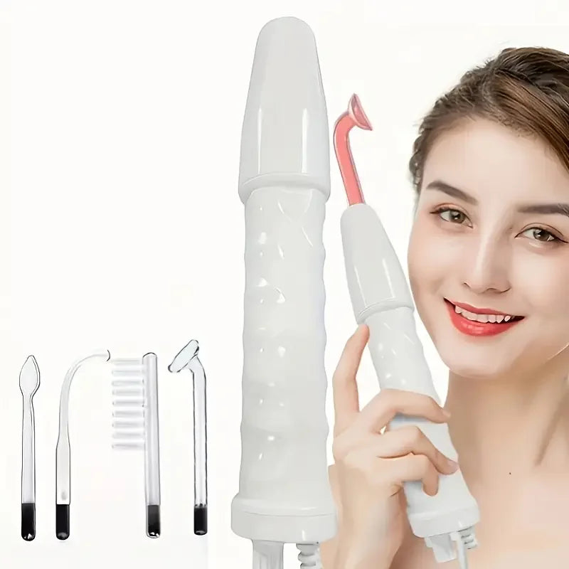Portable 4-In-1 Facial Care Kit High Frequency Massager