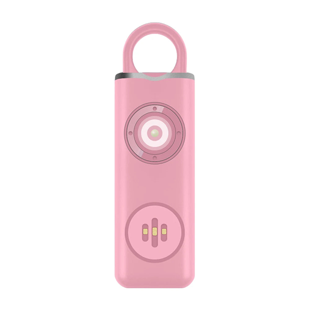 VODOOL 130dB Self Defense Alarm Keychain Rechargeable Flashlight