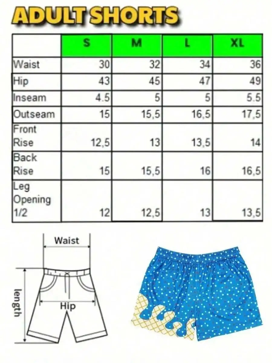 Men's Ice Cream Graphic Mesh Shorts For Casual Workouts Basketball Running